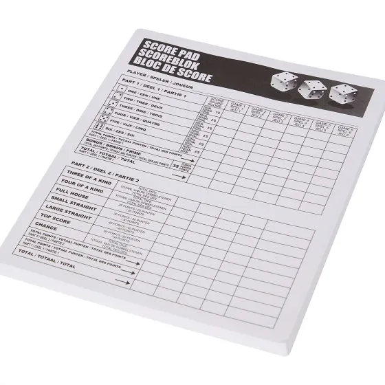 Spellen>Mini Matters Scoreblok