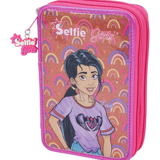Schrijfwaren>Edding Selfie Girls Gevulde Etui Print,Roze