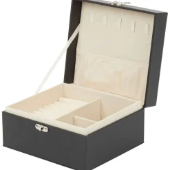Horloges & Sieraden>Merk Sieradendoos Zwart,Print