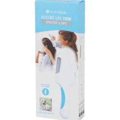 Ongediertebestrijding>Grundig Silvergear Elektrische Luizenkam Blauw,Wit