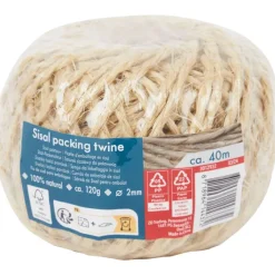 Gereedschap>FERM Sisal Paktouw Bruin