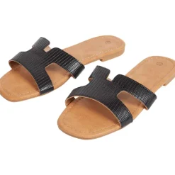 Schoenen>Merk Slippers Beige,Bruin,Zwart