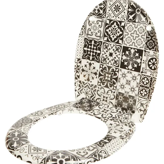 Badkamer & Toilet Accessoires>Cascata Soft Close Toiletbril Print