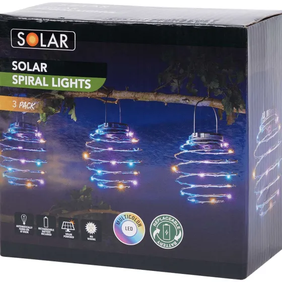 Buitenverlichting>Merk Solar Spiraalverlichting Op Zonne-Energie Meerkleurig,Wit