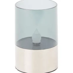 Buitenverlichting>Merk Solar Theelichtje In Houder Blauw,Bruin,Transparant