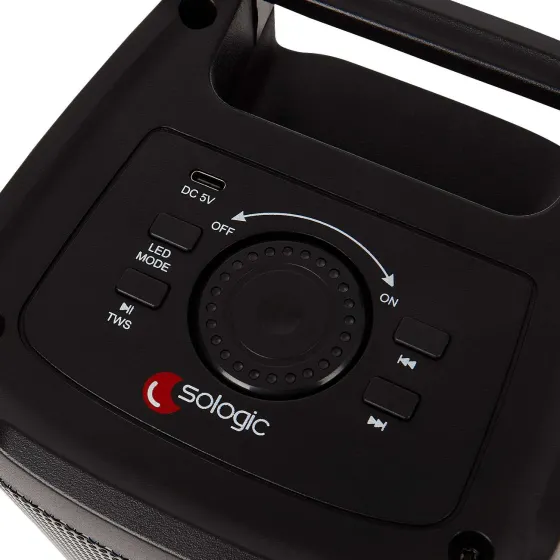 Multimedia Accessoires>Sologic Bluetooth Speaker Zwart