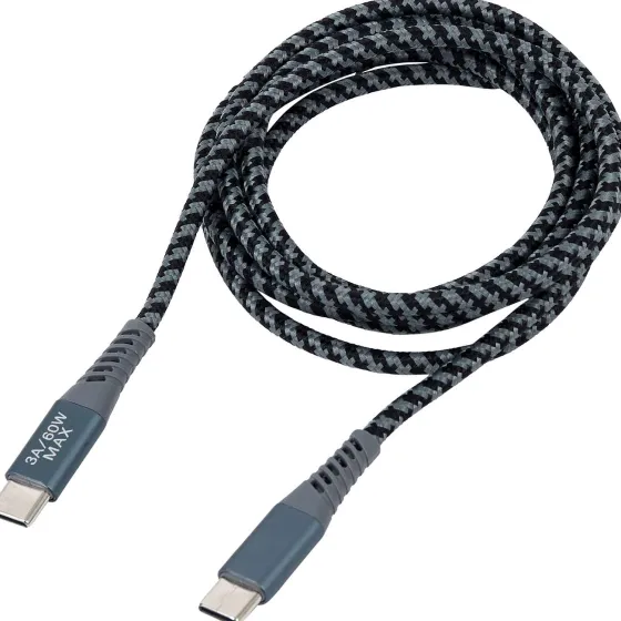 Kabels & Splitters>Sologic Laad- En Datakabel Usb-C Naar Usb-C Grijs,Wit,Zwart