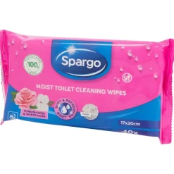 Schoonmaakartikelen>Spargo Toiletreinigingsdoekjes