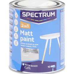 Verf>Spectrum 2-In-1 Matte Verf Taupe Roze,Taupe