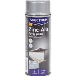 Verf>Spectrum Zink-Alu Spuitverf Zilver