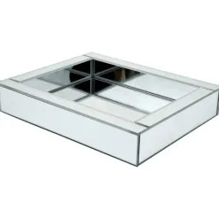 Woonaccessoires>Merk Spiegelplateau Zilver