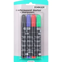 Schrijfwaren>Edding Stanger Permanent Markers Zwart,Blauw,Groen,Rood