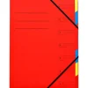 Mappen>Office Essentials Subjectmap A4 Blauw,Groen,Rood