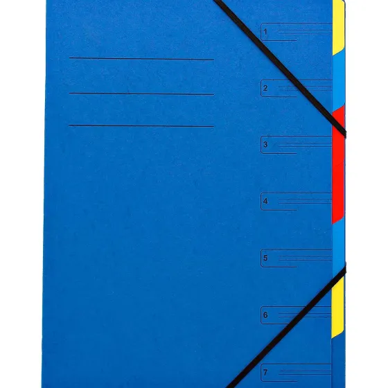 Mappen>Office Essentials Subjectmap A4 Blauw,Groen,Rood