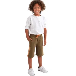 Kleding>SuperTrash Sweatshort Blauw,Bruin,Grijs,Print