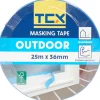 Verfbenodigdheden>TCX Afplaktape Voor Buiten Blauw