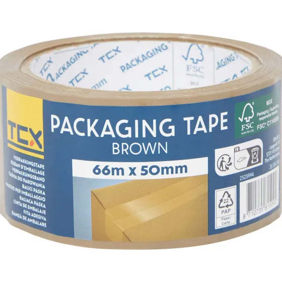 Gereedschap>TCX Verpakkingstape Bruin