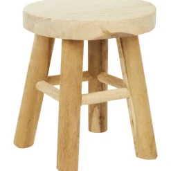 Woonaccessoires>Merk Teakhouten Krukje Beige