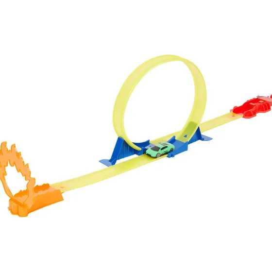 Spellen>Mini Matters Teamsterz Racebaan Met Looping Meerkleurig