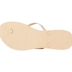 Schoenen>Merk Teenslippers Beige,Groen