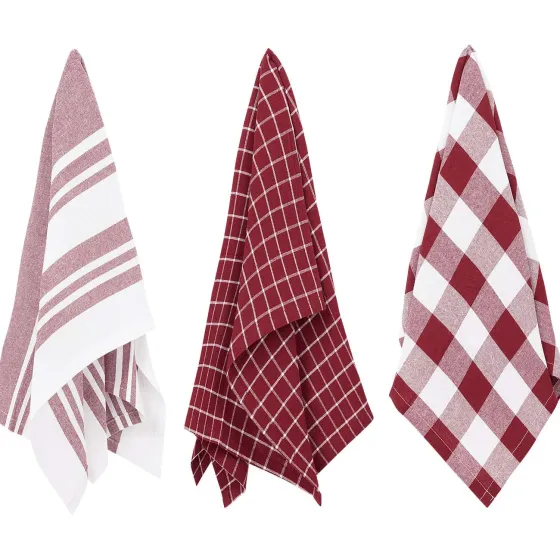 Badtextiel>Hotel Royal Theedoeken Blauw,Grijs,Groen,Rood,Wit,Zwart