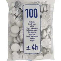 Kaarsen>Candra Theelichten Wit