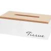 Woonaccessoires>Merk Tissuebox Bruin,Wit,Zwart