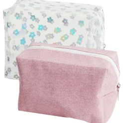 Make-Up>Max & More Toilettas-Set Roze,Zilver