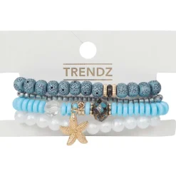 Horloges & Sieraden>Merk Trendz Armbandenset Meerkleurig