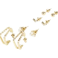 Horloges & Sieraden>Merk Trendz Oorbellenset Goud