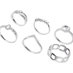 Horloges & Sieraden>Merk Trendz Ringenset Goud,Zilver