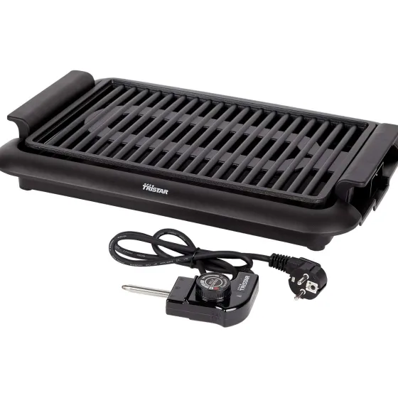 Bbq & Accessoires>Tristar Elektrische Barbecue En Tafelgrill Zwart
