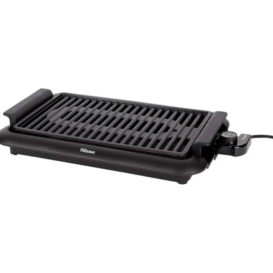 Bbq & Accessoires>Tristar Elektrische Barbecue En Tafelgrill Zwart