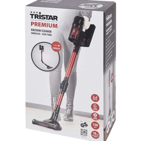 Stofzuigers & -Zakken>Tristar Steelstofzuiger Rood,Zilver