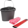 Schoonmaakartikelen>Vileda Mopset Wring&Go Zwart,Rood