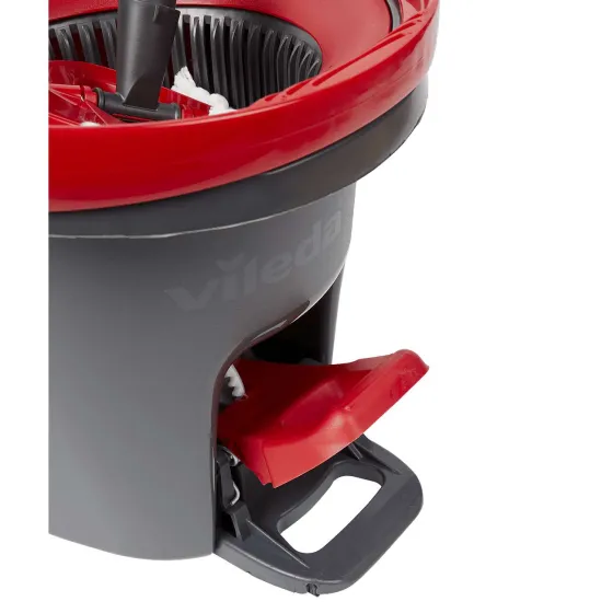 Schoonmaakartikelen>Vileda Spinmop Easy Wring & Clean Zwart,Rood