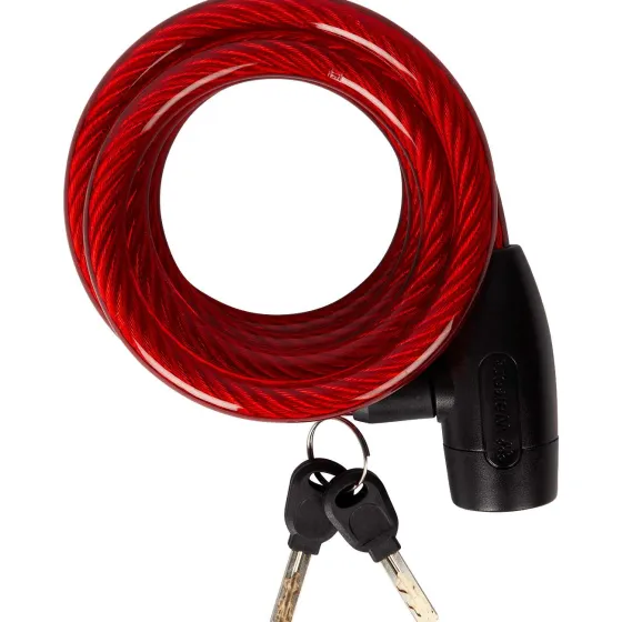 Fietsaccessoires>Walfort Kabelslot Zwart,Rood,Zilver