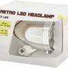 Fietsaccessoires>Walfort Retro Led-Fietskoplamp Zwart,Zilver