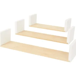 Woonaccessoires>Merk Wandplanken Beige,Wit