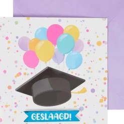 Kaarten>Office Essentials Wenskaart 'Geslaagd' Print
