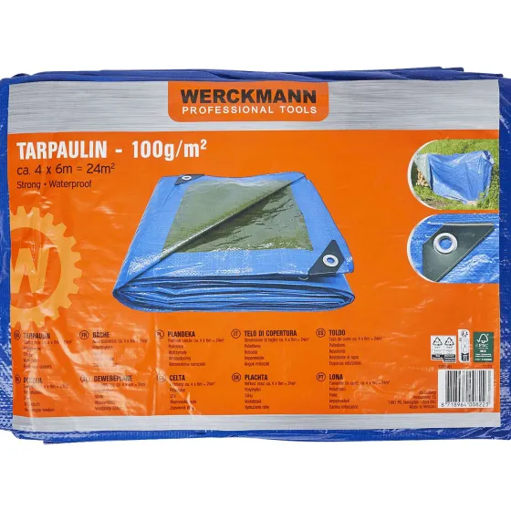 Verfbenodigdheden>Werckmann Dekzeil Blauw